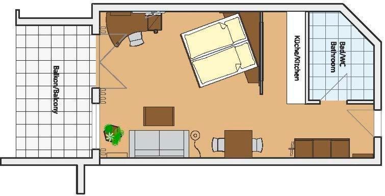 Serviced Apartments Kurpfalzhof Oftersheim Стая снимка