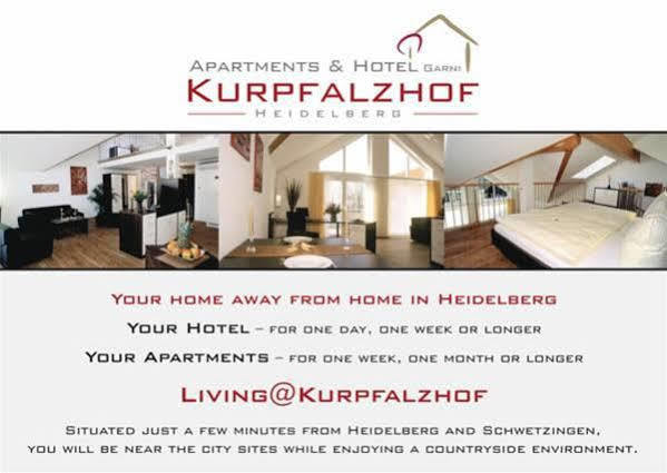 Serviced Apartments Kurpfalzhof Oftersheim Екстериор снимка